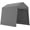 Gray 6x8 FT, variant on 6 x 8 Ft Portable Storage Shelter with Roll Up Doors and Vents Outdoor Carport Tent for Motorcycle ATV Garden Tools Black