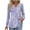 Purple, variant on Elvqul Womens Button Down Tops Blue Oversized T Shirts V Neck Loose Dressy Casual Pleated Long Sleeve Blouses for Women Graphic