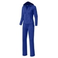 thumbnail image 4 of J. METHOD Women's 2 Piece Outfit Casual Basic French Terry Zip Up Hoodie and Sweatpants Sweatsuit Tracksuit Set NEWTS01 Royalblue 2X, 4 of 6