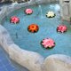 thumbnail image 2 of EeaseMX Amosfun - 4 piezas de 17 cm de simulación de nenúfar flotante de plástico con forma de flor de loto para estanque, decoración de pecera (blanco, naranja, rojo y rosa), 2 of 7