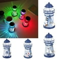 thumbnail image 5 of Nautical Lighthouse Table Lamp RGB LED Light Sailing Desk Home Decor, 5 of 5