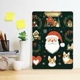 thumbnail image 2 of FORMRS Acrylic Clipboard with Low Profile Clip Standard A4 Letter Size, 12.5" x 9", Whimsical Christmas, 2 of 8