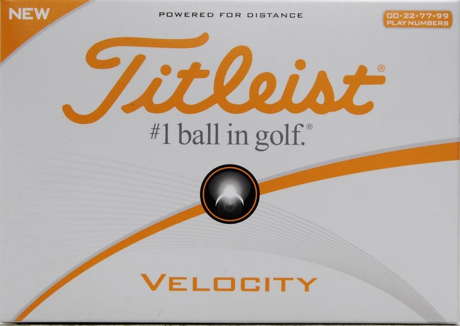 Titleist Velocity Golf Balls, Double Digits, 12 Pack