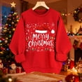 thumbnail image 2 of Weiqiqre Fall Outfits for Women Merry Christmas Oversized Pullover Sweatshirt With Lights - Holiday Xmas Sweater Top, 2 of 6