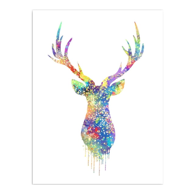30x40cm Arte Vintage Elk Poster Art Painting Home Decoración de Pared 2