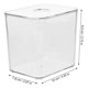 thumbnail image 2 of YSNOOWE 2Ud Transparente De Pet Para Bastoncillos Algodones Y Accesorios Con Tapa, 2 of 6