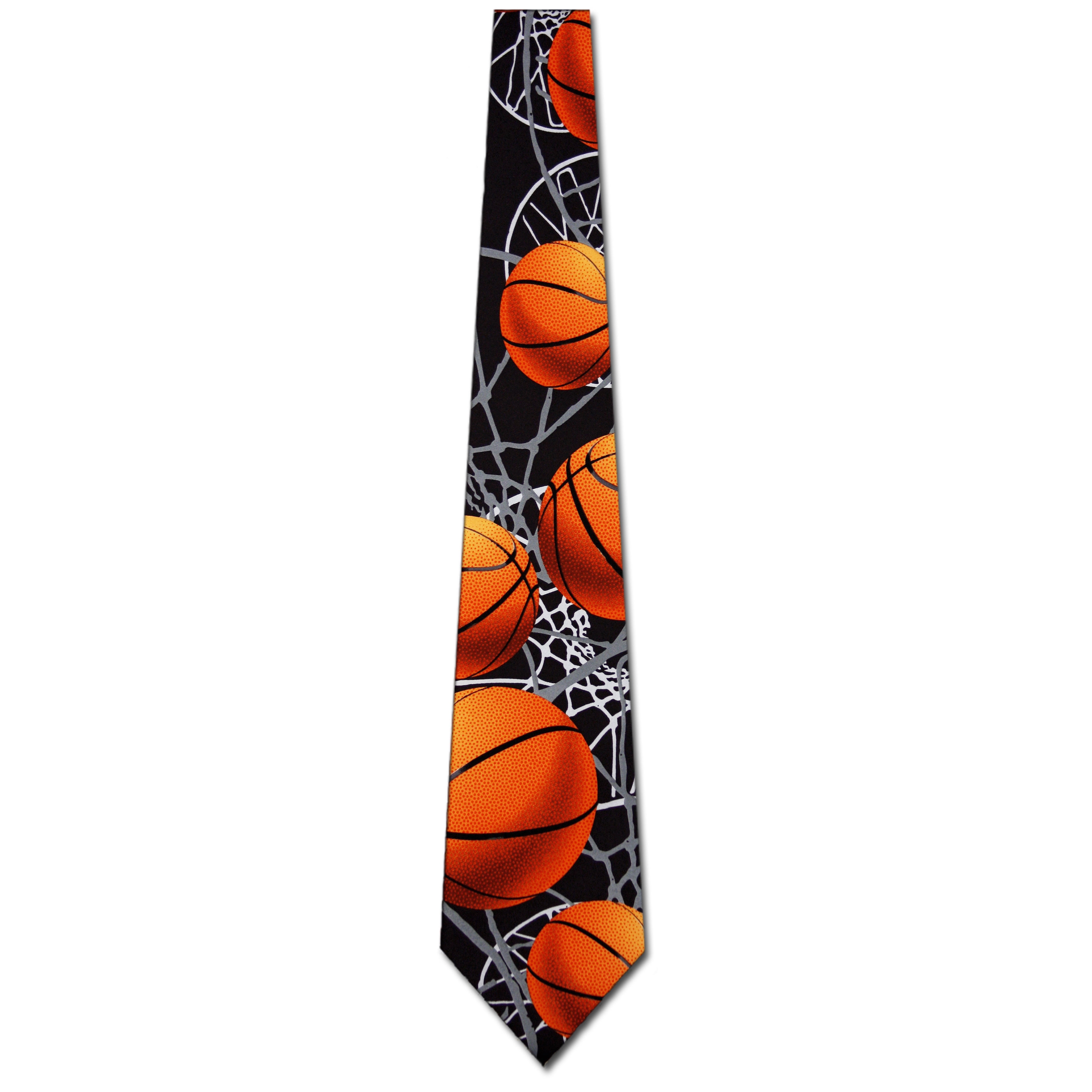 Basketball Zone Necktie Mens Tie