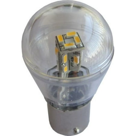 - (10 Pack) LED 12V Omni Bulb BA15D Waterproof Clear Cover