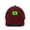 Burgundy, variant on Brazil Flag Baseball Cap Embroidered Cotton Adjustable Dad Hat Khaki