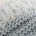 thumbnail image 2 of Your Lifestyle by Donna Sharp Plush Knit Dusty Blue Throw, 2 of 4