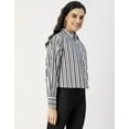 thumbnail image 3 of Moomaya Long Sleeve Spread Collar Shirt Cotton Shirt - Women's Casual Shirt, 3 of 9