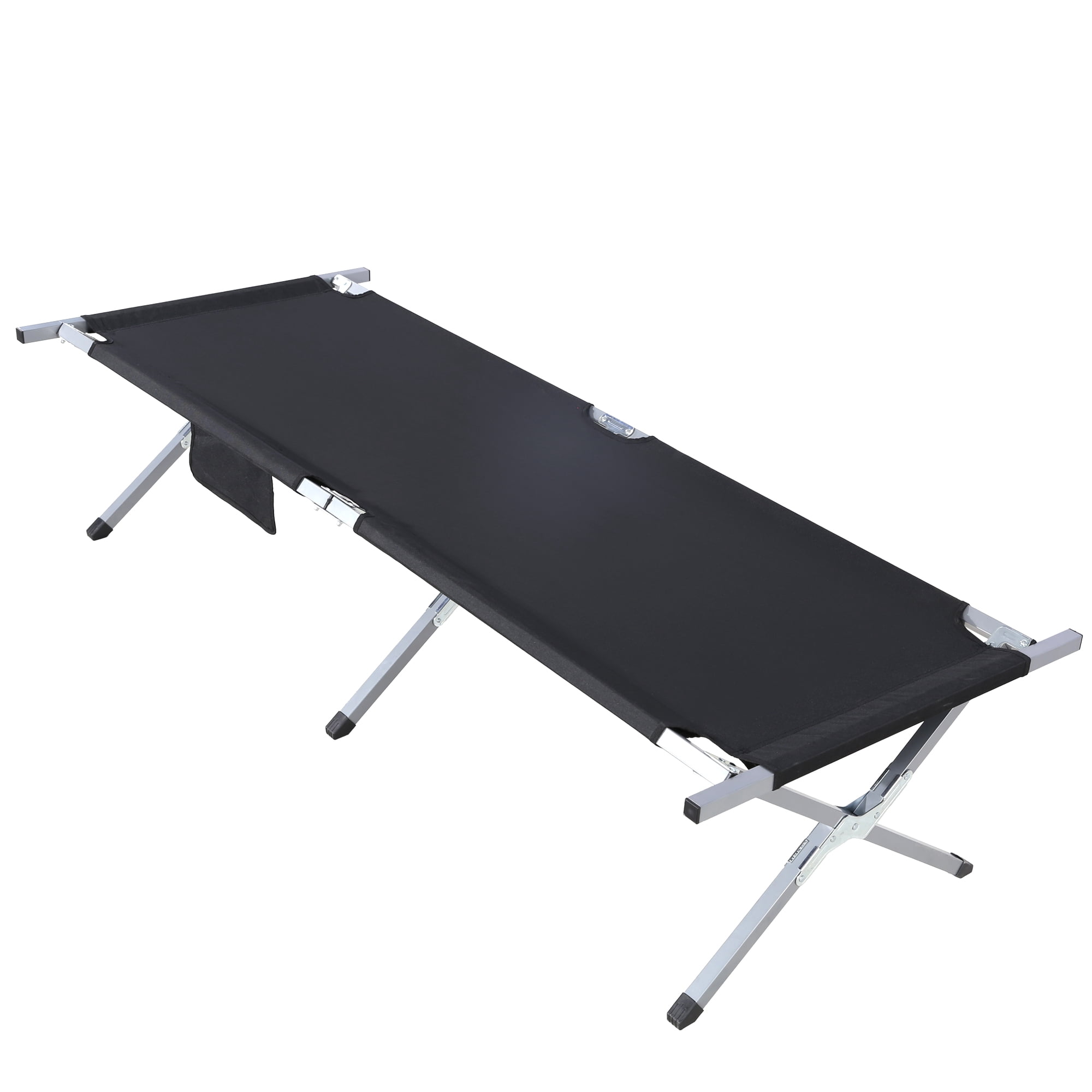 Lightweight Folding Camping Cot, 2 Height Modes 600D Oxford Nylon Sleeping Bed, Portable Foldable Bed for Camping Hiking Travel Office Nap