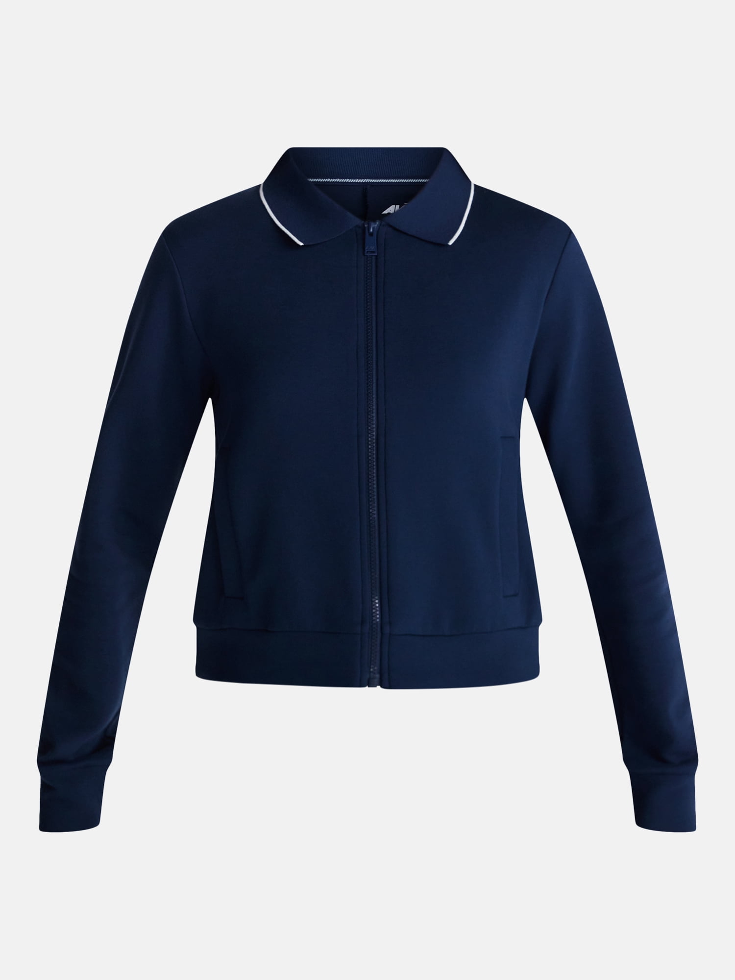 Avia Women's and Women's Plus Zip Front Pique Knit Jacket, Sizes XS-4X