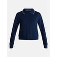 thumbnail image 7 of Avia Women's and Women's Plus Zip Front Pique Knit Jacket, Sizes XS-4X, 7 of 7