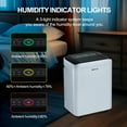thumbnail image 3 of 50 Pint Dehumidifier for Basements,Large Room,Home,Bathroom,4,500 Sq. ft. Dehumidifier with Drain Hose,Intelligent Humidity Control,24H Timer,3 Speed, 3 of 13