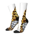 thumbnail image 1 of Fotbe Leopard Gnomes Calcetas Largas con Estampado para Hombre y Mujer – Calcetas de Compresión Transpirables y Elásticas, Viajar y Uso Diario Talla 5-11, 1 of 6