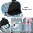 thumbnail image 4 of Great White Shark Nautical Cartoon Pattern Lightweight Travel Sling Backpack Durable Multipurpose Crossbody Bag for Tropical Travel Hiking and Beach Activities, 4 of 6