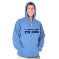 thumbnail image 3 of Course Im Right Im Bob Zip Hoodie Sweatshirt Men Brisco Brands 5X, 3 of 6