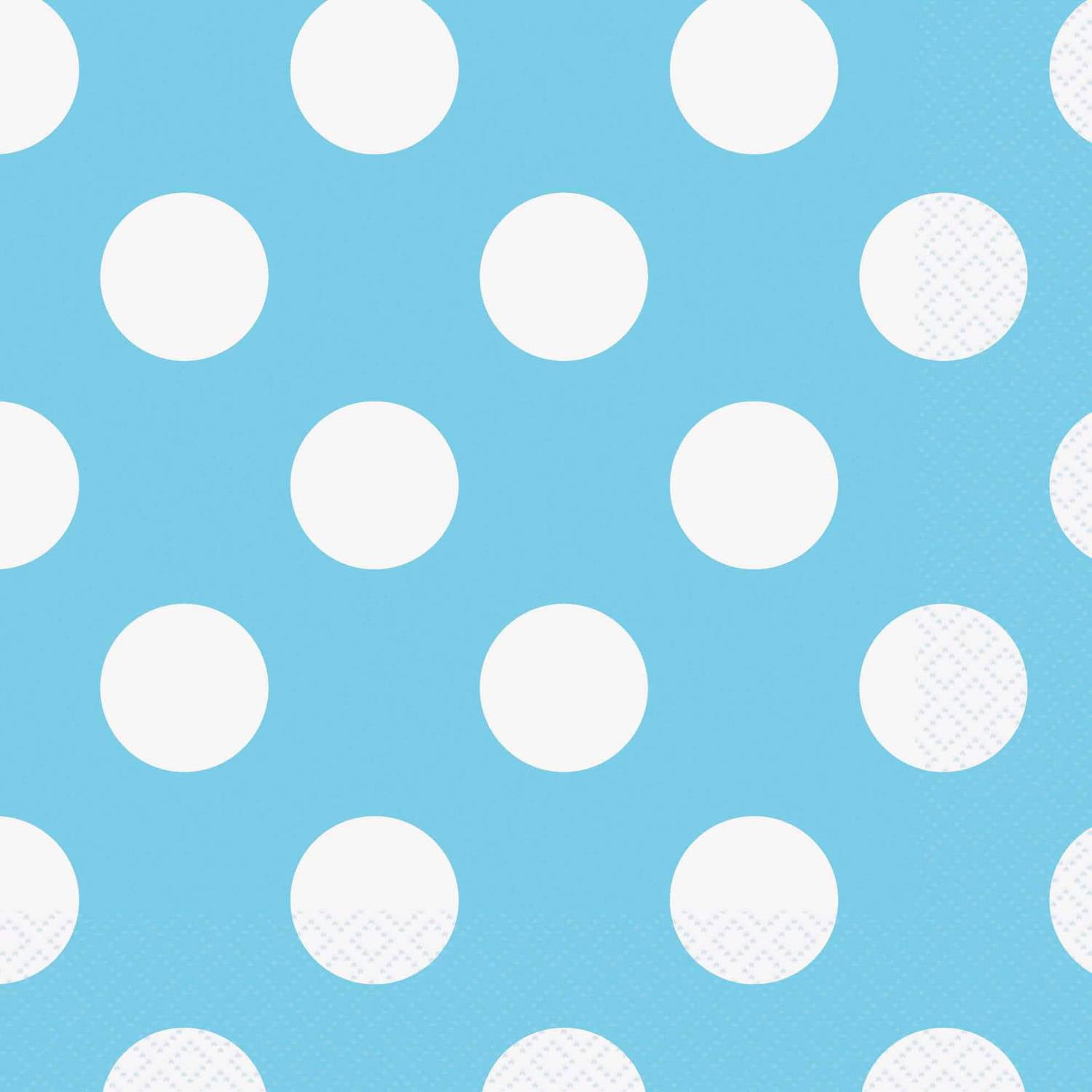 Black and White Polka Dot Party Napkins 6.5/" X 6.5/" Premium... 40 Count