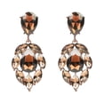 thumbnail image 1 of Boucles d'Oreilles Mode en Acier Inoxydable Boucles d'Oreilles Rondes Créatives pour Femmes Boucles d'Oreilles Pendantes en Cristal pour Femmes, 1 of 7