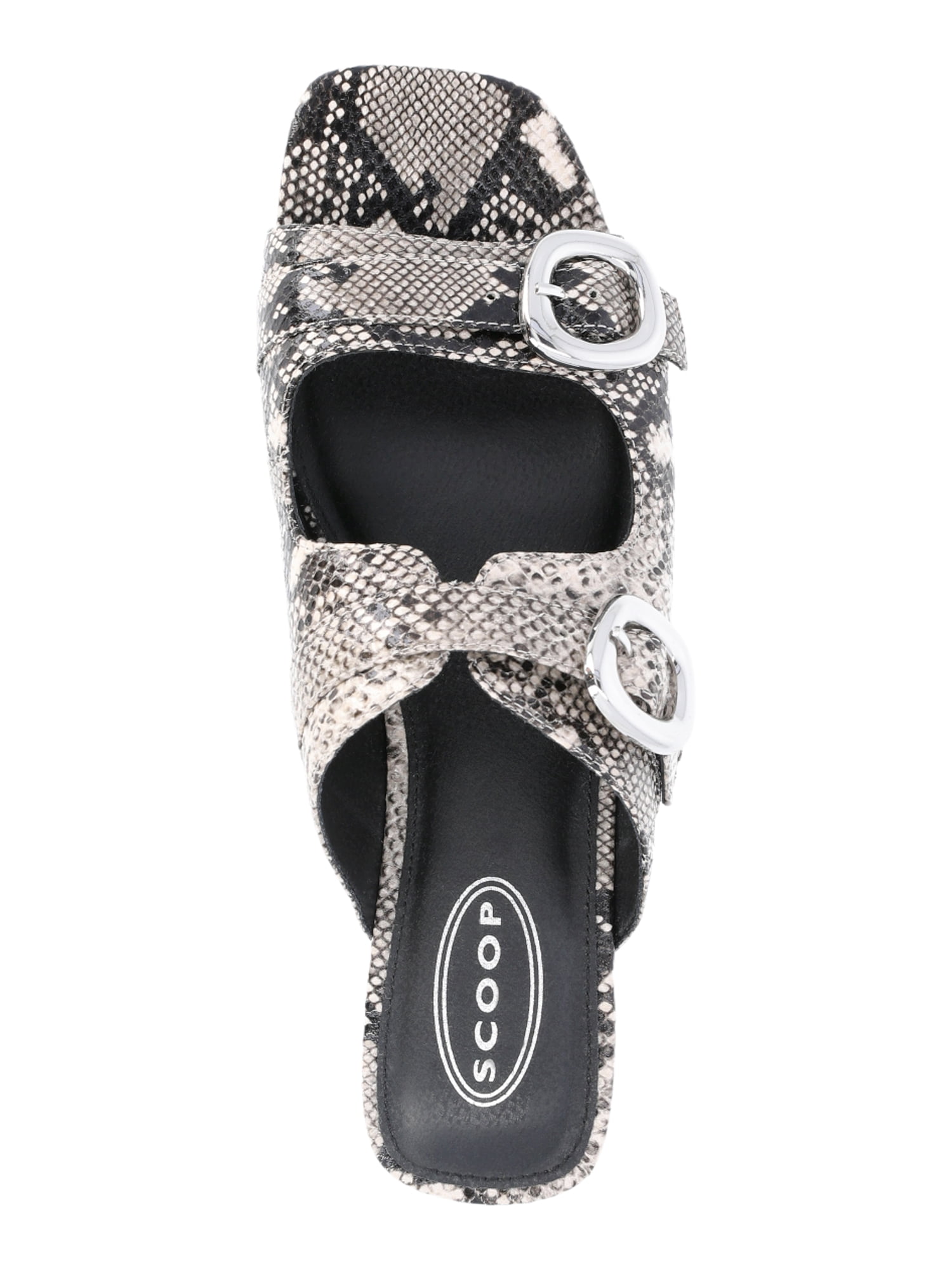 Scoop Women's Flat Slide Buckle Sandals