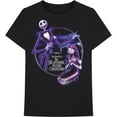 thumbnail image 1 of The Nightmare Before Christmas Unisex T-Shirt Purple Graveyard, 1 of 3