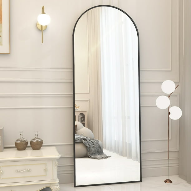 BEAUTYPEAK 71"x 30" Full Length Mirror Arch Standing Floor Mirror Full
