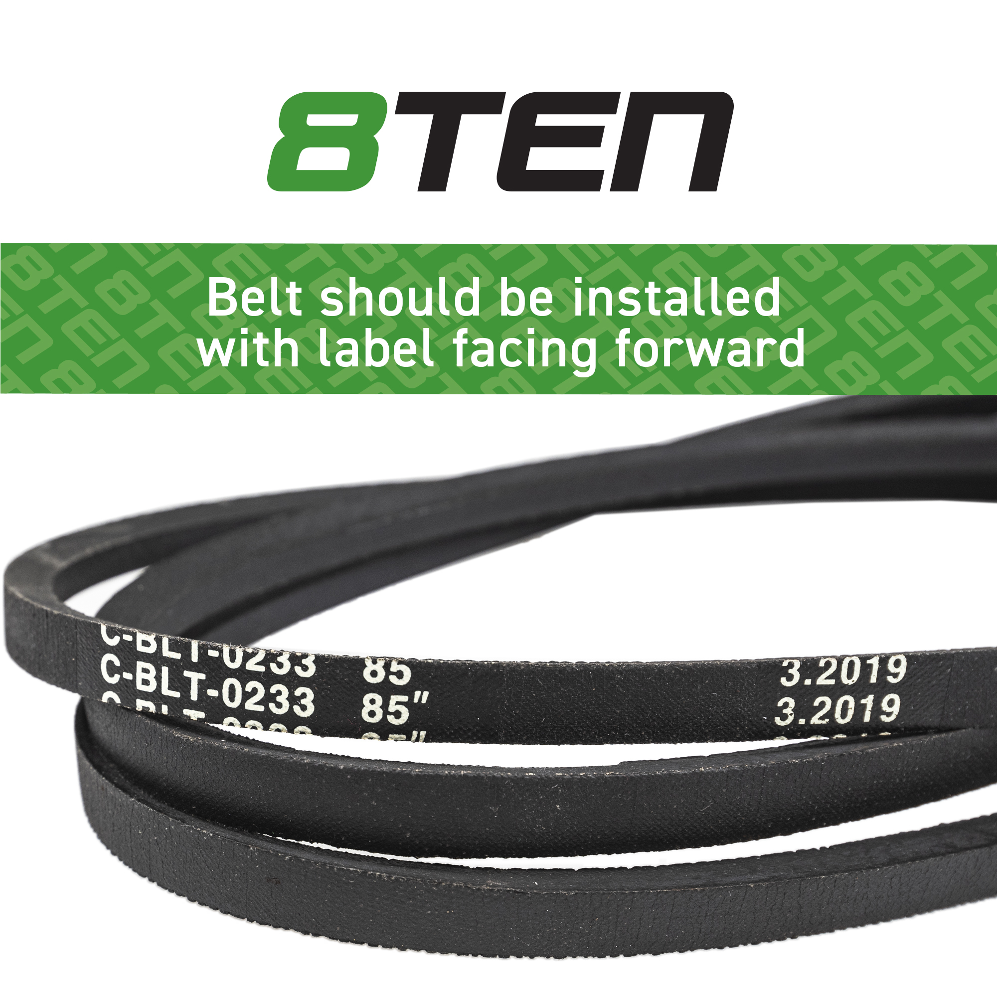 Stens 265-221 Keilriemen – Ersetzt Cub Cadet 954-0266A, 214,7 X 1,27 Cm, Originalqualität