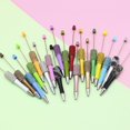 thumbnail image 3 of Rhinestone Bead Ballpoint Pens Retractable Ballpoint Pen Write Smoothly Novelty Writing Pen for Student Kid Game Reward, 3 of 7