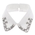 thumbnail image 4 of Collar Babero de Gargantilla Demostrable Rhinestone Cuello Falso de Material Suave DIY Accesorios Perfecl, 4 of 4