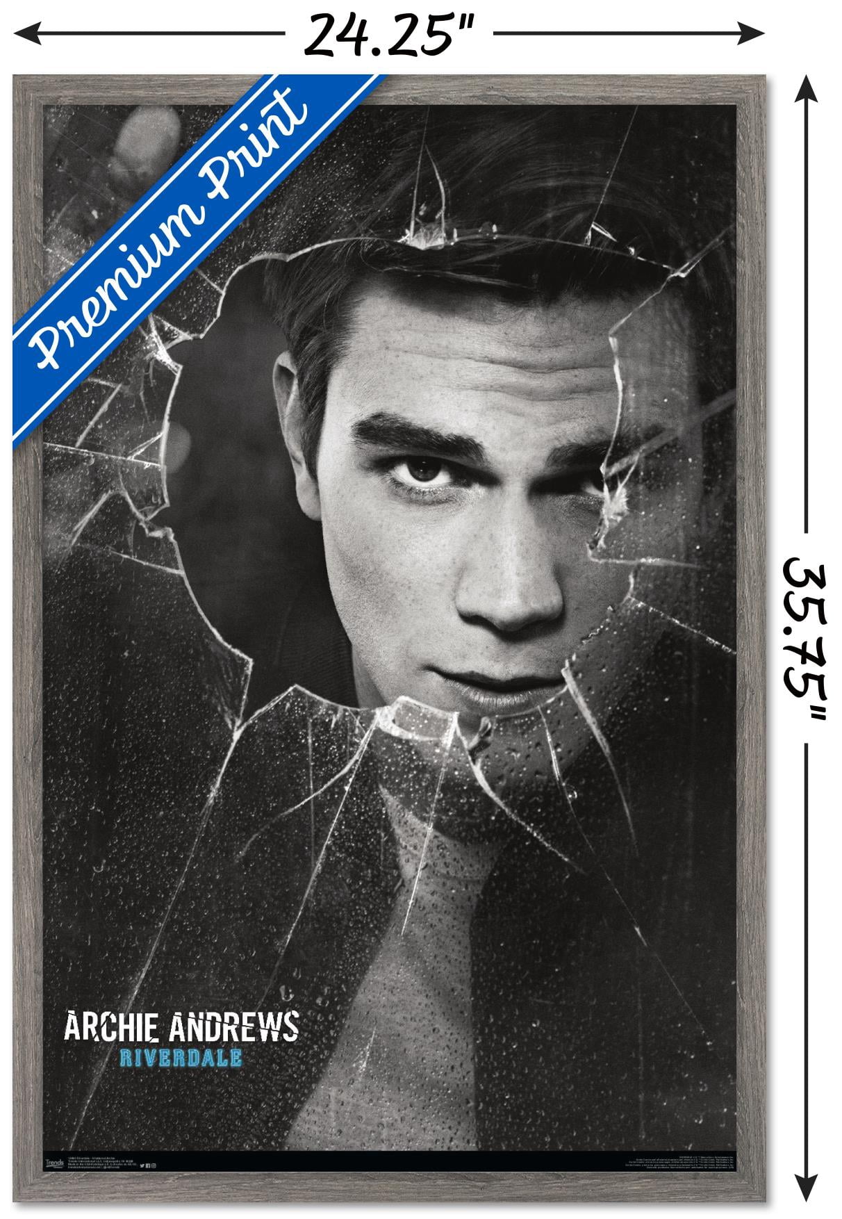 Riverdale - Shattered Archie Wall Poster, 22.375" x 34", Framed