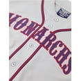 thumbnail image 3 of Big Boy Kansas City Monarchs S5 Adult Baseball Jersey [Grey - M], 3 of 9