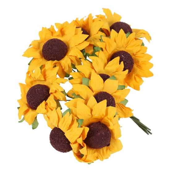 400 pcs  Artificial Sunflowers Bouquet Paper Sunflower For Home Office Parties And Wedding Decoration