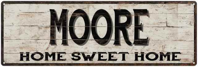 SANCHEZ Rustic Home Sweet Home Sign Gift  Metal Decor 106180084033 