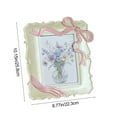 thumbnail image 3 of Tyidzon Photo Display Exquisite Photo Frame With Knot Pearl White Photo Frame Home Decoration Desktop Display Frame, 3 of 6