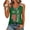 Army Green01, variant on 4th Of July Women's Tank Tops American Flag Stars Shirt Patriotic Tank Tops Sleeveless V Neck 1776-2026 Shirts Deep Red XL