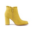 thumbnail image 3 of Unique Bargains Women's Ruffle Chunky Heel Ankle Boots, 3 of 8