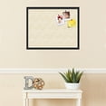 thumbnail image 3 of PinPix 28x22 Custom Cork Bulletin Board Modeco Zig Zag Beige Poster Board Has a Fabric Style Canvas Finish, Framed in Modeco Zig Zag Beige, by ArtToFrames (PinPix-1534), 3 of 5