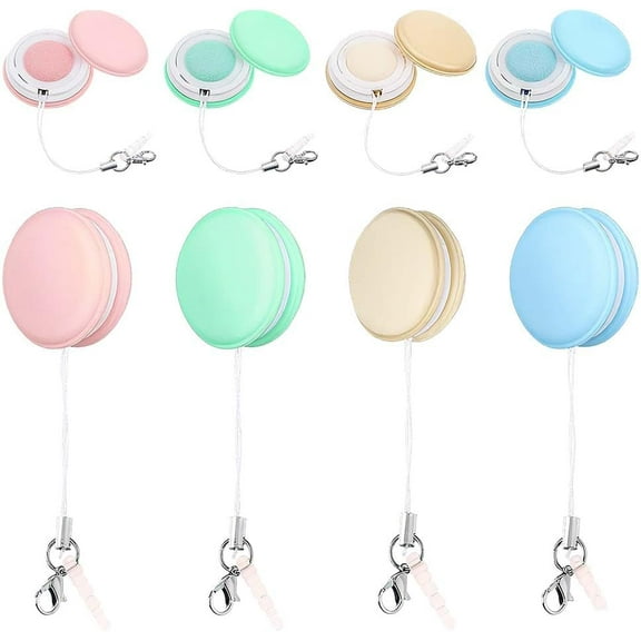 Macaron Phone Screen Cleaner, 2026 Upgrade Mobile Phone Screen Cleaning Wipe, Cellphone-Screen and Eyeglass Brush Cleaner for MobilePhone Computer-Screen (4 PCS)