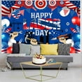 thumbnail image 4 of Happy Labor Day Backdrop , 15 x 10 ft Worker USA Remember and Honor American Flag Patriotic Photography Background Labor Day Party Banner Clelbration Decoration Polyester, 4 of 5