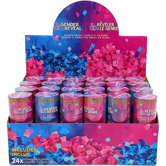 Gender Reveal Party Popper - Blue
