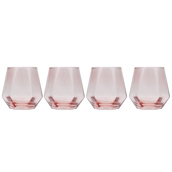 Lot Se 4 Verres à Whisky Betsey Johnson De 16 oz, Sous Licence Authentique