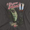 thumbnail image 2 of Wizard of Oz I Like Your Shoes Women's T Shirt, Charcoal, Large, 2 of 6