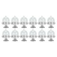 thumbnail image 2 of 12pcs Mini Cake Plate with Lid, Plastic Cake Stand, Transparent Tray, Base Stable, for Desserts Candy Cupcake Puddings, Display Plate for Decorating Birthdays, Weddings, Party, 2 of 8