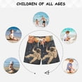 thumbnail image 6 of FORMRS Boys Swim Trunks Quick Dry Mesh Liner Boardshorts Sizes XS-XL, Retro Watercolor Planet, 6 of 7