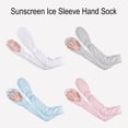 thumbnail image 2 of Cycling Driving Ice Silk Sleeve Sunscreen Wrist Sleeves UV F5 Protection, 2 of 8