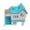 Blue, variant on Hamster Hideout House Double Layers Pet Landscaping Breathable Small Animal Villa Living Hut for Golden Bear Rat