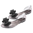 thumbnail image 2 of Here's a polished product description for your **Flat Jelly Shoes for Women**:\n\n \n\n### **Flat Jelly Shoes for Women – Summer Fish Mouth Bowknot, 2 of 4