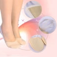 thumbnail image 3 of PENIKOKO Half Toe Shoe En Lona Beige Con Doble Elástico Y Costuras Para Articulación Flexible, 3 of 8