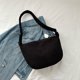 thumbnail image 4 of Bolsa De Mensajero Bolsas de mensajero de pana Harajuku Bolsas de hombro Bolsa de bola de masa japonesa (Negro) Ndcxsfigh Para Estrenar, 4 of 8